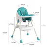K IKIDO Chaise haute bébé, chaise haute pour enfant 3en1, Voir les images du produit 2