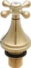 A close-up studio shot of a gold-colored faucet. Podgląd zdjęcia produktu