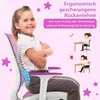 Krzesło biurowe dla dzieci obrotowe 360° wysokość siedziska Podgląd zdjęcia produktu 4