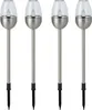 Dehner Solarleuchte Jaro, 4er Set, Lichtfarbe warmweiß, Ø Produktbild-Vorschau 1