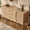 Mueble aparador STILVORA, estilo ratán, con puertas Vista previa de la imagen del producto 3