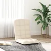 vidaXL Krzesło podłogowe składane lniane 71x51x62 cm Podgląd zdjęcia produktu 3