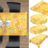 Tischdecke Wachstuch Blumen Gelb Robust Wasserabweisend Produktbild-Vorschau 5