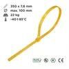 Kabelbinder Wiederverschließbar, 350mm x 7,6mm gelb, Nylon Produktbild-Vorschau 2