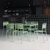 sweeek - Klappbarer Gartentisch aus Stahl mit 6 Stühlen - Produktbild-Vorschau 3