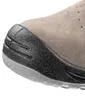 A close-up view of the toe of a work shoe. Produktbild-Vorschau