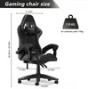 Herní židle Ergonomická - bederním polštářem + opěrka hlavy Náhled obrázku produktu 7