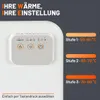 ISOISL, chauffage infrarouge, chauffage sous bureau, 120W, Voir les images du produit 6