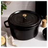 Staub 40509-863-0, 8,35 l, Schwarz, Eisenguss, Emaille, Produktbild-Vorschau 16