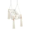 3-in-1 Babyschaukel aus Holz beige – mit Sicherheitsgurt & Produktbild-Vorschau 4