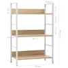 vidaXL Bücherregal 3 Regalböden Eiche 60×27,6×90,5 cm Produktbild-Vorschau 8