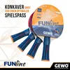 GEWO Tischtennis Set Family & Friends– 4 Schläger, 8 Bälle, Produktbild-Vorschau 4