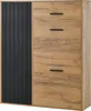 A product shot of a shoe cabinet against a white background. Produktbild-Vorschau
