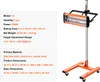 A product information card next to an infrared curing lamp. Anteprima dell’immagine prodotto
