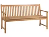 BELIANI Gartenbank hellbraun Akazienholz 160 cm Landhaus Produktbild-Vorschau 4