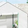 Skleník Outsunny s roletovými dveřmi, okny, policemi, Náhled obrázku produktu 9