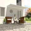 stiahnuteľná markíza vidaXL 400 × 150 cm krémová Náhľad obrázku produktu 2