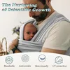 Minicee Babytrage Tragetuch Gelb – Ergonomisch für geborene Produktbild-Vorschau 5