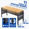 Etabli réglable en hauteur 122 x 51 x 79 - 104 cm Table de Voir les images du produit 3