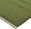 Tappeto in iuta e cotone con frange verde scuro 80x150 Anteprima dell’immagine prodotto 3