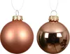 Weihnachtskugeln Glas 10cm 4 Stück - Brandy Produktbild-Vorschau 1
