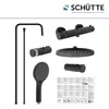 ADRIA Überkopf-Brauseset mit Thermostatarmatur, Schwarz Produktbild-Vorschau 3