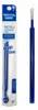 A product shot of a blue pen refill in its packaging, alongside the refill itself. Podgląd zdjęcia produktu