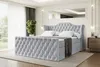 ALTDECOR Boxspringbett mit Fußteil, 2 Matratzen und Topper Produktbild-Vorschau 1