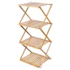 Home&Styling Klappregal mit 4 Böden Bambus Produktbild-Vorschau 6