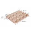 CANDeal 12 Löcher Herzform Madeleine Backblech, Mini Muffin Produktbild-Vorschau 7