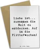 Mr. & Mrs. Panda Grußkarte Spruch Liebe Flitterwochen - Produktbild-Vorschau 1