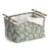 ZELLER Boîte de rangement motif feuilles, coton, polyester Voir les images du produit 2