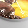 Wanduhr - Rund - Glasuhr - Buddha Stein Sonnenuntergang - Produktbild-Vorschau 5