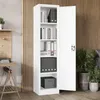Kartotéka se zámkem ALEX D600 450 x 1850 x 600 mm bílá Náhled obrázku produktu 10