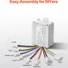 VEVOR 450 W motore elettrico a corrente continua 36 V, 3000 Anteprima dell’immagine prodotto 6