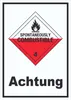 Schild Selbstentzündliche Stoffe Achtung Spotaneously Produktbild-Vorschau 1