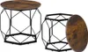 WOLTU Couchtisch 2er Set, mit runder Tischplatte, aus Produktbild-Vorschau 9