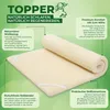 WOOL-STAM Matratzen Topper aus 100% Schurwolle – 5-Zonen Produktbild-Vorschau 2