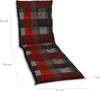 GO-DE Textil, Liegenauflage, Karo rot grau, 20303-05 Produktbild-Vorschau 2