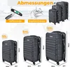 KESSER® 3tlg. Hartschalenkofferset Hartschalenkoffer Produktbild-Vorschau 2
