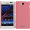 PhoneNatic Case kompatibel mit Sony Xperia C - Hülle rosa Produktbild-Vorschau 1