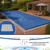 VOUNOT® Poolabdeckung Rechteckig 160g/m² Doppelter Produktbild-Vorschau 4