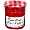 A jar of Bonne Maman strawberry jam with a red and white checkered lid. Náhled obrázku produktu