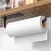 Porta rotolo da cucina autoadesivo in alluminio nero opaco Anteprima dell’immagine prodotto 7