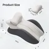 （Gris-Noir）Coussin cervical en mousse à mémoire de forme Voir les images du produit 9
