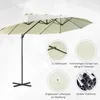 Outsunny Doppelsonnenschirm Ampelschirm mit Kurbel Produktbild-Vorschau 5