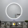 LED Rund Badspiegel 40cm 3 Lichtfarbe 3000K-6000K Dimmbar Produktbild-Vorschau 1
