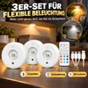 LED Unterbauleuchte 3er Set, kabellose Schrankbeleuchtung Produktbild-Vorschau 2