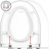 WC Sitz - Toilettensitz - für Cersanit Parva - Weiß - 40 Cm Produktbild-Vorschau 9