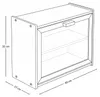 Bambus Brotkasten DOPPIO, 17 x 40 x 31 cm, zwei Regale Produktbild-Vorschau 11